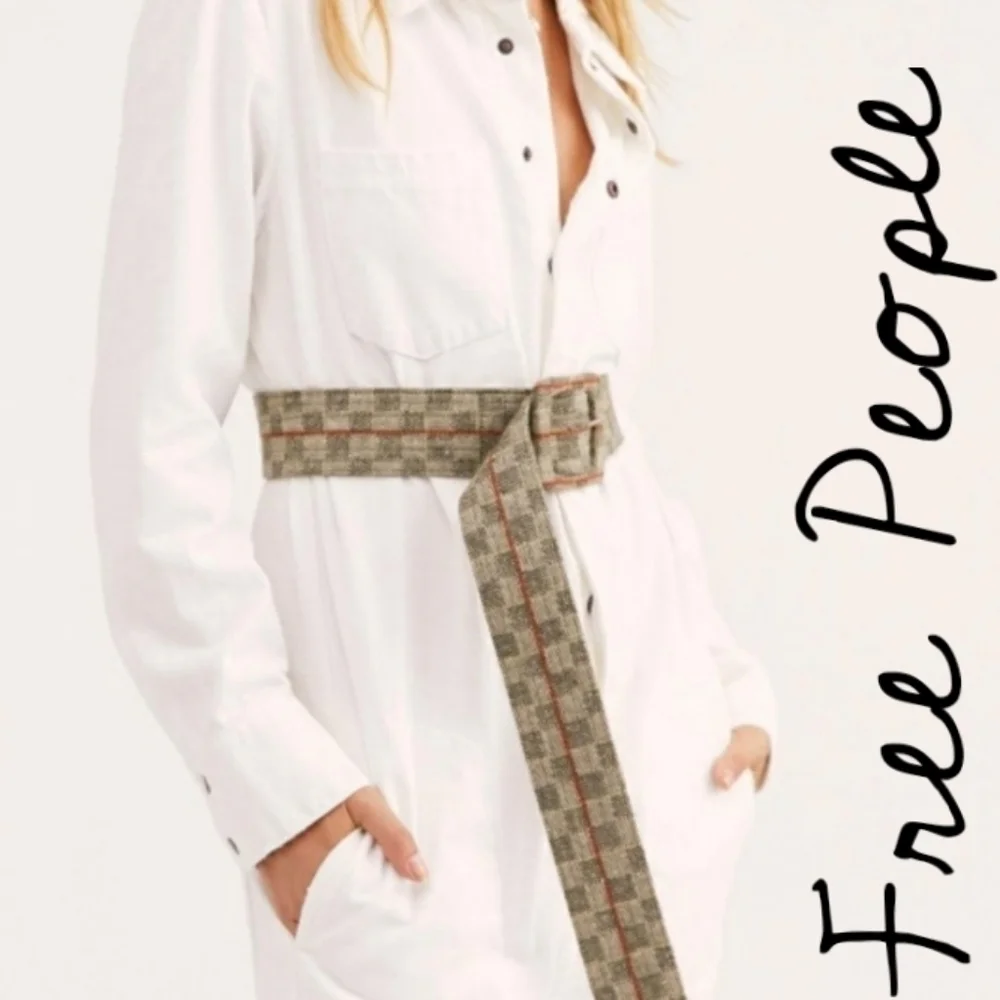 𝅺NEW! FREE PEOPLE Frisco Patterned Fabric Belt.